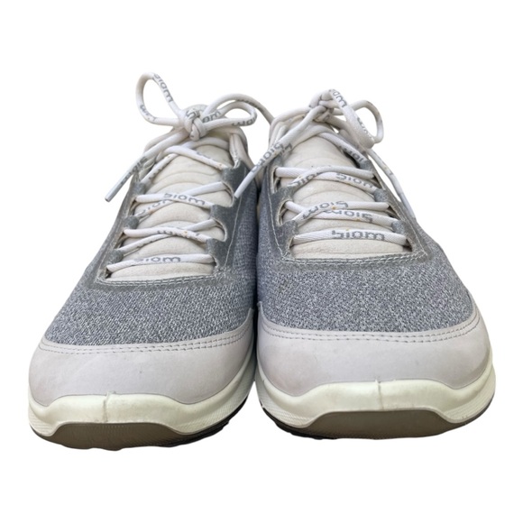 ECCO BIOM Fjuel Women's Sneakers – White/Gray – Size 9 (EU 40, UK 7) - Picture 10 of 10